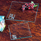 Square Glass Serving Platters